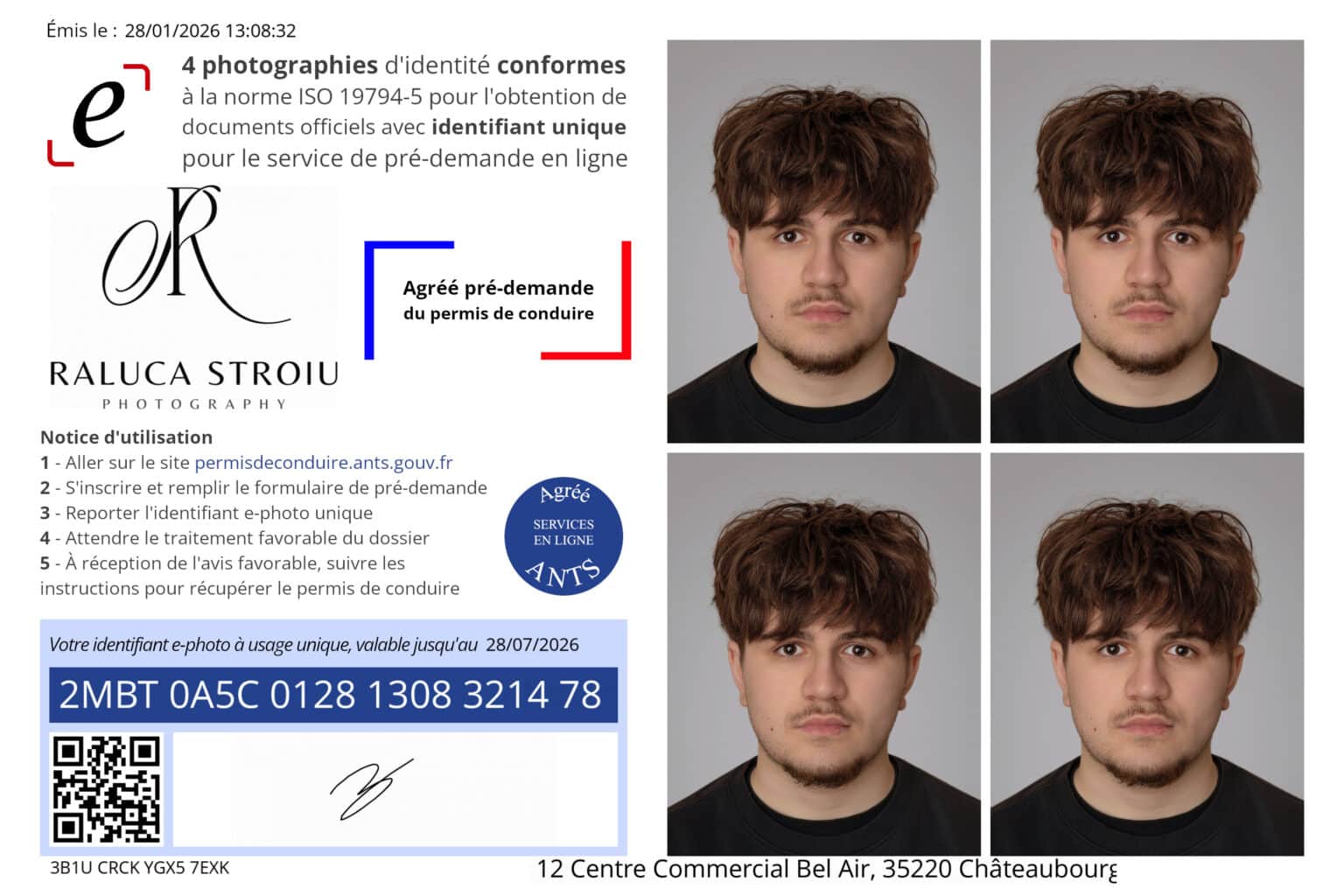 Photos d'identité